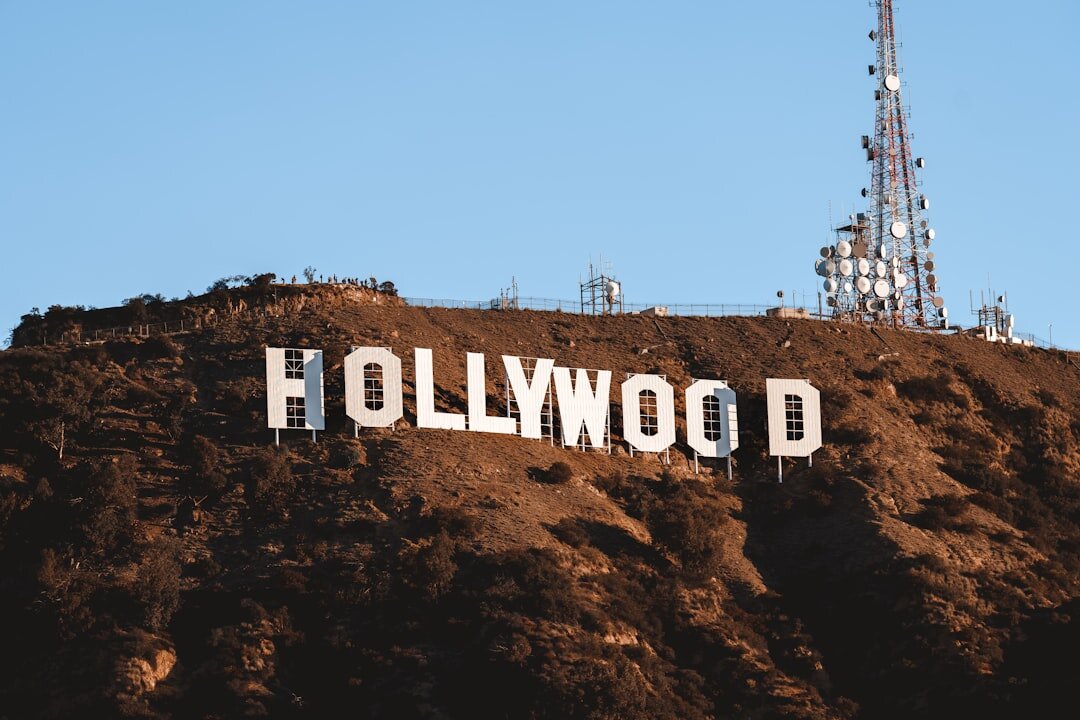 hollywood sign view